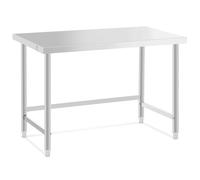 Argento Tavolo acciaio inox - ECO - 120 x 60 cm - 300 kg - Royal Catering