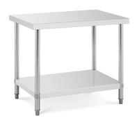 Argento Tavolo inox - ECO - 100 x 70 cm - 250 kg - Royal Catering