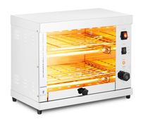 Argento Tostiera elettrica salamandra - 3,200 W | Royal Catering