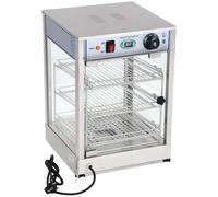 Argento Vetrina calda - 35 cm | Royal Catering