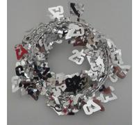 Argentoargento Matrimonio Giubileo Filo per Ghirlanda 25Hochzeitstag Deko Silber