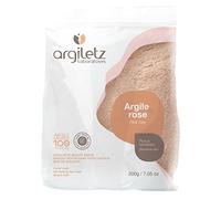 Argiletz - Argilla rosa, 200 g - per Maschera Viso & Capelli e per il bagno - Pelli Sensibili - Colore Rosa