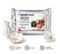 Argilla ad essiccazione all'aria adatta per la scultura. Caratterizzata da una texture realistica simile alla pietra per creare busti e pietre decorative 1 busta da 450 g,3 sacchetti da 450 gSilicone
