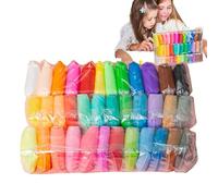 Argilla asciutta ad aria per bambini - Kit di stucco, consistenza liscia e flessibile | Set di pasta per modellazione, artigianato educativo, progetto d'interni divertente, argilla artistica fatta a