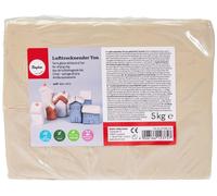 Argilla auto-essiccante all'aria Rayher, bianca, 5 kg, creta da modellare, indur