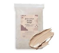 Argilla beige in polvere per maschere facciali e impacchi per il corpo | 100% naturale | ideale per pelli grasse e acneiche | fino a 50 applicazioni.