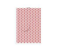 Argilla Carta Trasferimento Ceramica Sottosmalto Cuore di Carta Orecchini per Argilla Gioielli Solubile in Acqua Foglio di Trasferimento Scrapbooking Decorazione