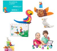 Argilla Interattiva Pasta da Modellare Atossica Hei Clay Uccelli con App