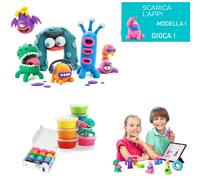 Argilla Interattiva Pasta da Modellare Atossica Hey Clay Non Appiccicoso con App