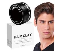 Argilla per capelli opaca, strumento per la crema per lo styling, 100 g, 7,9 x 7,9 x 4,5 cm, presa forte, professionale per la toelettatura con presa sicura, fornitura compatta con uso