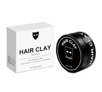 Argilla per capelli professionale da uomo - Finitura opaca testurizzata, cera modellante ad alta viscosità per acconciature moderne, zero fibre, delicata su capelli e cuoio capelluto