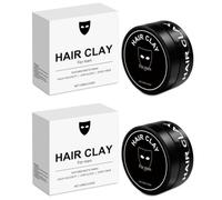Argilla per capelli professionale da uomo - Finitura opaca testurizzata, cera modellante ad alta viscosità per acconciature moderne, zero fibre, delicata su capelli e cuoio capelluto