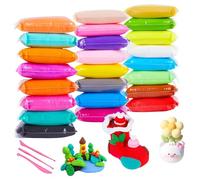 argilla polimerica ultraleggera 24 colori con strumenti modellazione inclusi, pasta modellabile fai da te per bambini e adulti, set creativo per attività manuali, sculture, regali educativi