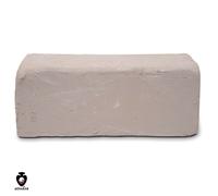 Argilla refrattaria da modellare Creta panetto 5 kg per oggetti grandi bianca