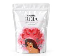 Argilla rossa in polvere 1 kg - Maschera viso e corpo - antinfiammatoria e purificante - molto fine e massima purezza - 100% naturale e senza additivi (1 kg)