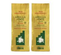 Argital® Argilla Verde Ventilata Attiva Essiccata al Sole 2x500 g Polv
