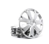 Set 4 Copricerchi Mega Serie Argo Copricerchi 13"/14"/15"/16" Argento Nero