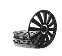 Set 4 Copricerchi Spyder Serie Argo Copricerchi 13"/14"/15"/16"/17" Nero Argento
