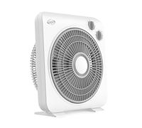 Argo Boxy, ventilazione box da pavimento dotato di timer di spegnimento fino a 120 minuti e con rotazione a 360° della griglia frontale per ottimizzare il flusso d'aria