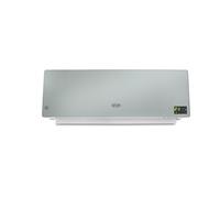 Argo Chic Silver Termoventilatore Ceramico a Parete, Standard, Argento