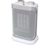 Argo Termoventilatore Ceramico Stufa elettrica Caldobagno Potenza 1500 Watt Oscillante con Termostato colore Bianco Argento - Boogie