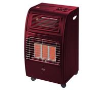Argoclima SOL RED TURBO stufa Libera installazione Elettrico, GPL Rosso Argoclima