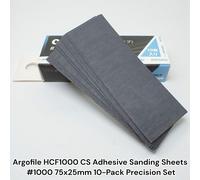 Argofile HCF1000 CS Fogli abrasivi adesivi #1000 75x25 mm set di precisione d...