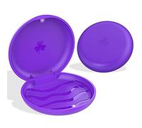 ARGOMAX 2 pezzi Scatola di ritegno Contenitore di ritenzione Scatola per protesi parziale (Viola*2)