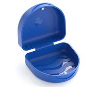 ARGOMAX Aligner Case, Fermo Custodia, Scatola Bretelle, 1 Pezzo ortodontico Box, BLU.