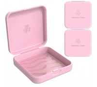 ARGOMAX Scatola per parentesi graffe, scatola Dento Box per binari (anche per guida a scricchiolio), 2 pezzi KFO Box (Rosa).