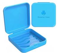ARGOMAX Scatola per parentesi graffe, scatola Dento Box per binari (anche per guida a scricchiolio), 2 pezzi KFO Box (azzurro).