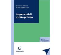 Argomenti di diritto privato - 2025 - Giappichelli