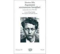 Argomenti strettamente famigliari. Lettere dal carcere (1935-1940)