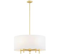 Argon Abbano lampada da soffitto 5x7 W bianco-ottone 2132