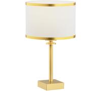 Argon Abbano lampada da tavolo 1x15 W bianco-ottone-oro 8029
