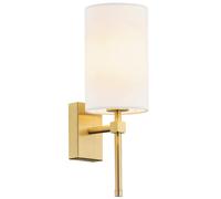 Argon Abruzzo lampada da parete 1x7 W bianco-ottone 8034