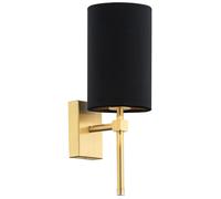 Argon Abruzzo lampada da parete 1x7 W nero-ottone 8035