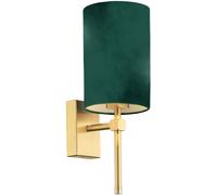 Argon Abruzzo lampada da parete 1x7 W ottone-verde 8109