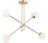 Argon Abstract lampada da soffitto 4x7 W ottone-opale 1695