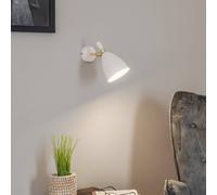 Argon Applique Cyntia, orientabile, bianco-ottone L 4790