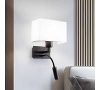 Argon Applique Harry, angolare, nero/nero/bianco Argon