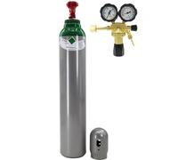 Argon, bombola di gas da 8 l, con riduttore di pressione per saldatura TIG, 200 bar, Argon BestSchweissen.de