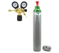 Argon, bombola di gas di protezione Argon, 10 l, con riduttore di pressione, Argon, bottiglia di argon, 200 bar + riduttore di pressione Ar/CO2-10 BestSchweissen.de per saldatura TIG MIG MAG