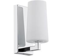 Argon Camelot lampada da parete 1x15 W bianco-cromo 3358