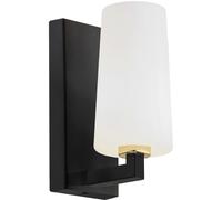 Argon Camelot Plus lampada da parete 1x15 W ottone-oro -opale 8056