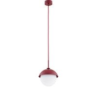 Argon Cappello lampada sospesa 1x15 W rosso-opale 8296