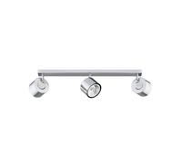 Argon Faretto da soffitto Chloe, orientabile, 3 luci, acciaio cromato Argon
