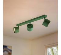 Argon Faretto da soffitto Chloe orientabile a 3 luci, verde Argon