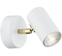 Argon Lagos lampada da parete 1x5 W bianco-ottone 4209