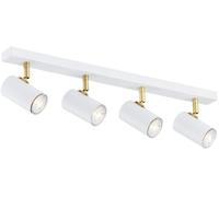 Argon Lagos lampada da soffitto 4x5 W bianco-ottone 1689